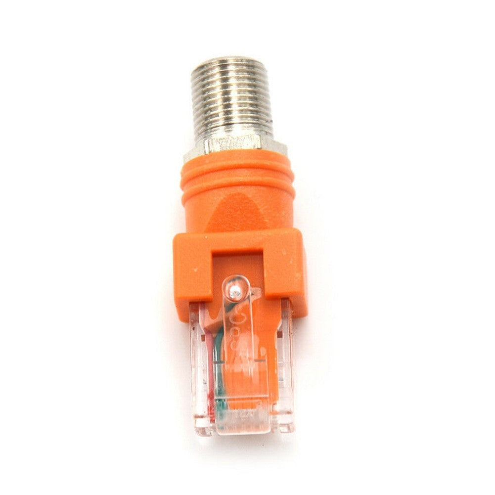 Coaxial Coupler RJ45 Female to Male Adapter
