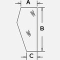 D131288 Lower Right Front Rh Backhoe Window Glass Fits Case 580k