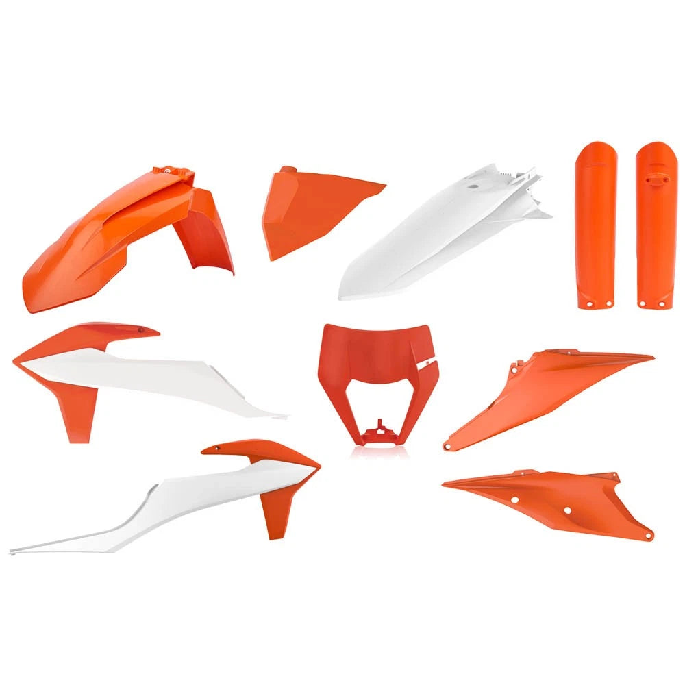 Polisport Plastic Kit + Fork Guards/mask Ktm Exc/exc-f 2020-2023, Oem
