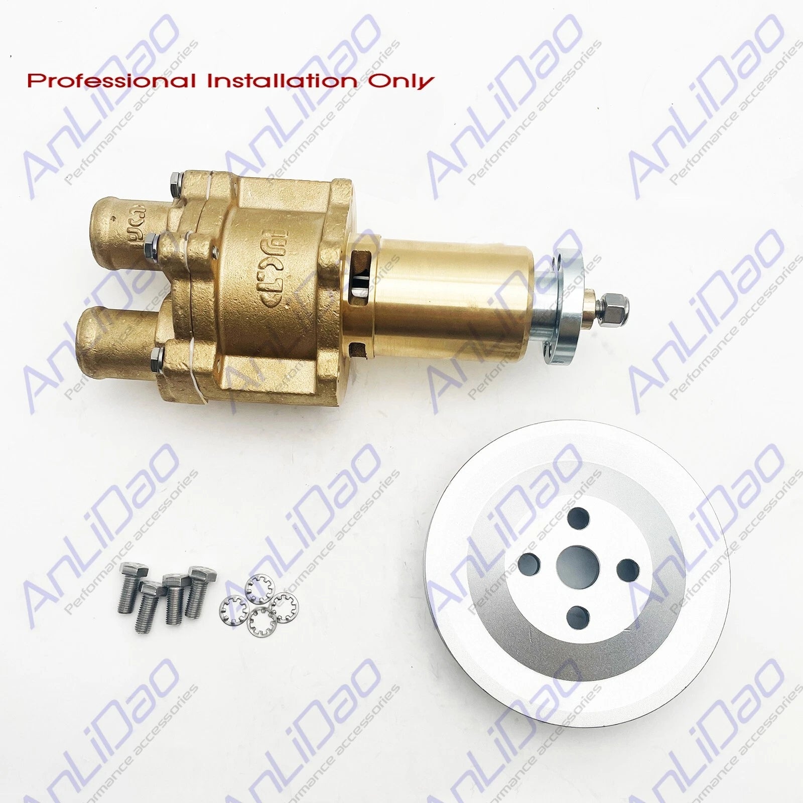 Fit Mercruiser Mercury Marine V8 Sea Water Water Pump W/pulley