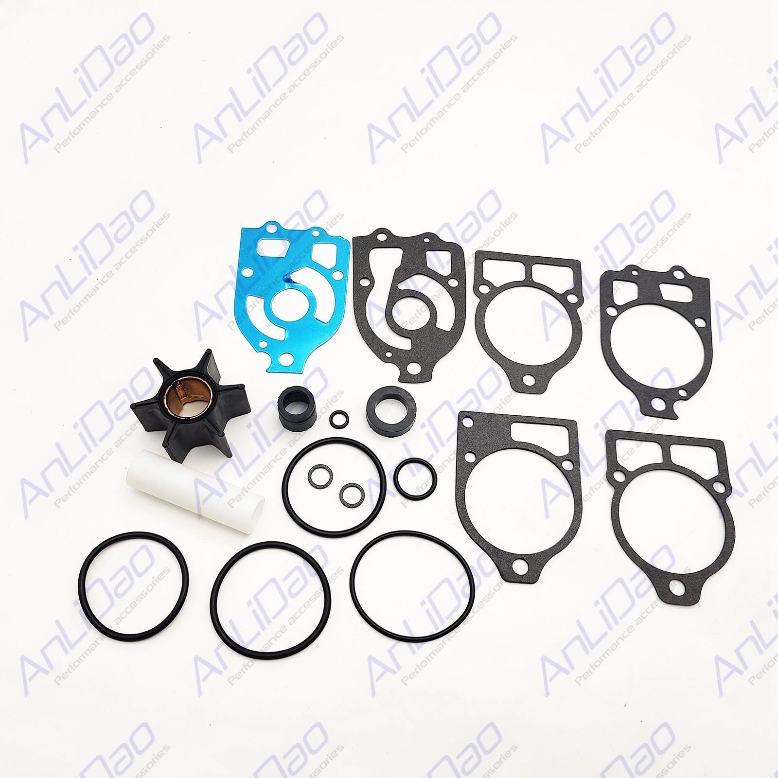Fit Mercruiser R Mr Alpha Gen 1 New Water Pump Impeller Kit 18-3217