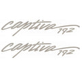 Brand Decal Pair for Rinker Captiva 192 by Rinker