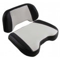 Sd243740e Cushion Set, Black & White Embossed Vinyl-(.) Fits Allis