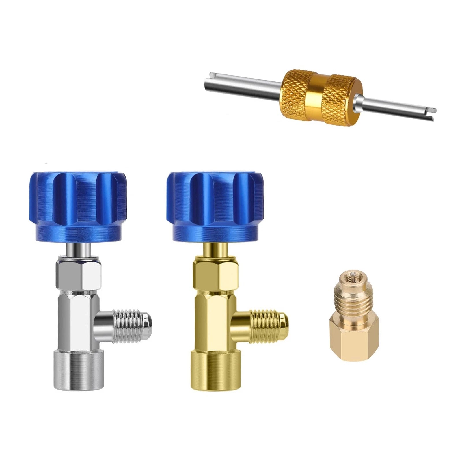 R1234yf Refrigerant Can Tap Set With Core Remover For Automotive Ac