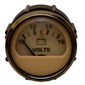 Faria Boat Volt Gauge 2 Inch Titanium Beige by Faria