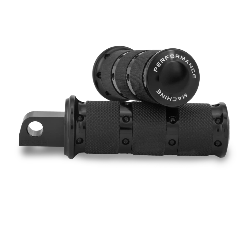Performance Machine Footpegs Xls Rider - Black Ano