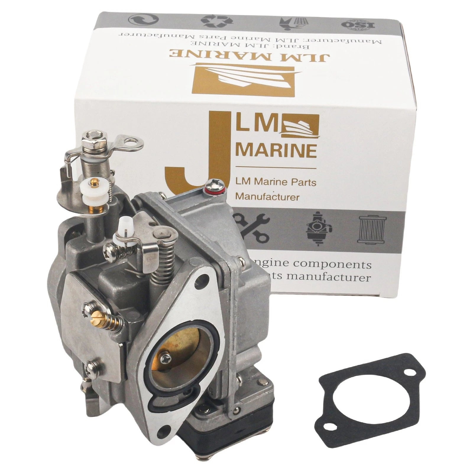 Marine Carburetor &Amp; Gasket For Tohatsu Nissan 9.9-18hp Outboard