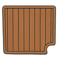 Sea Ray Non-Skid Mat 19 1/2 x 17 1/2 Inch Mocha by Sea Ray