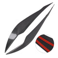2x F30 Headlight Cover Eyelid Carbon/black Eyebrow /For F30 Saloon