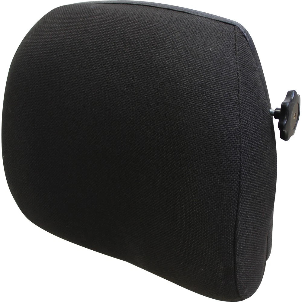 Amss7295 Backrest With Lumbar Support, Black Fabric