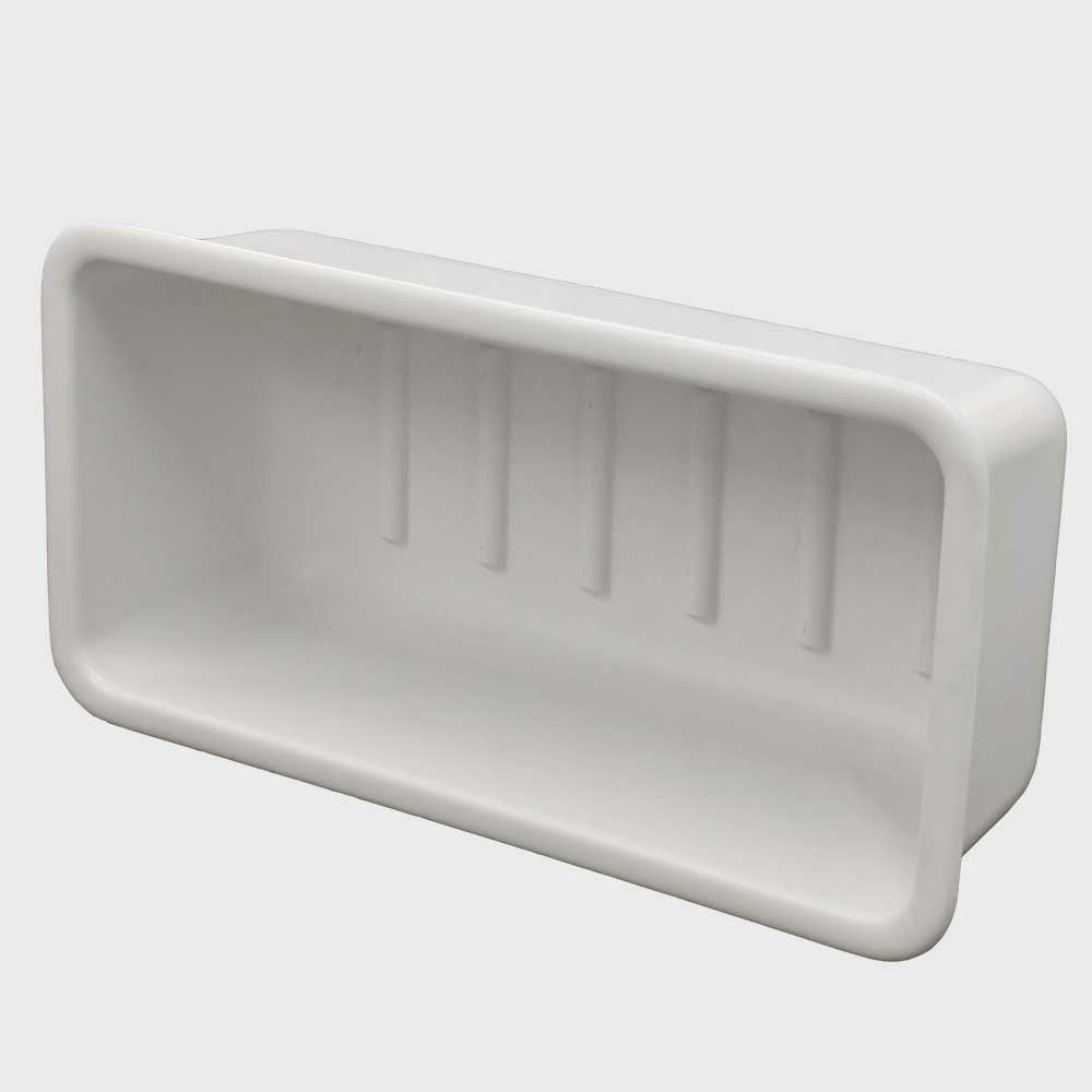 Boat Coaming Storage Tub Box Off White