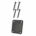Black Electric & Cigar Box & Jazz Bass Guitar Neck Plate With 4