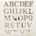 Mirror Wall Sticker English Alphabet Decoration