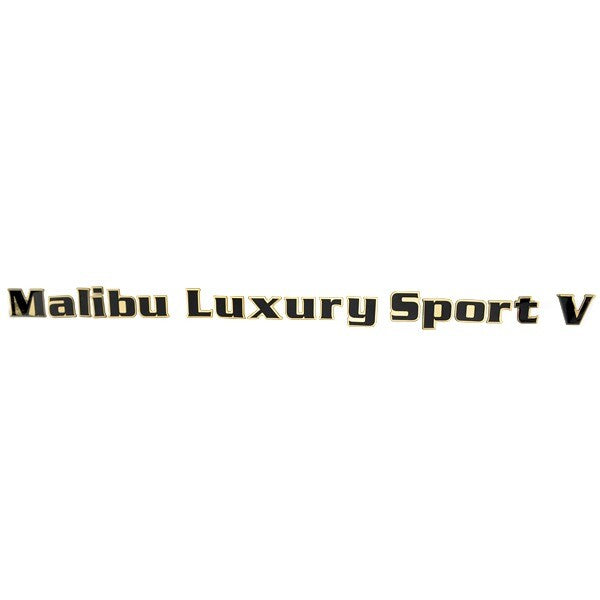Malibu Boat Raised Decal Luxury Sport V by Malibu