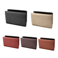 Car Door Storage Box Foldable Trash Can With Pu Leather Seat Back