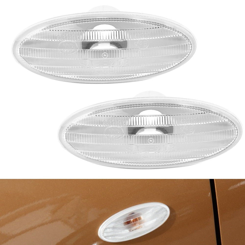 2x Side Turn Signal Light-cover For Fender Marker Fit For Nissan Cube