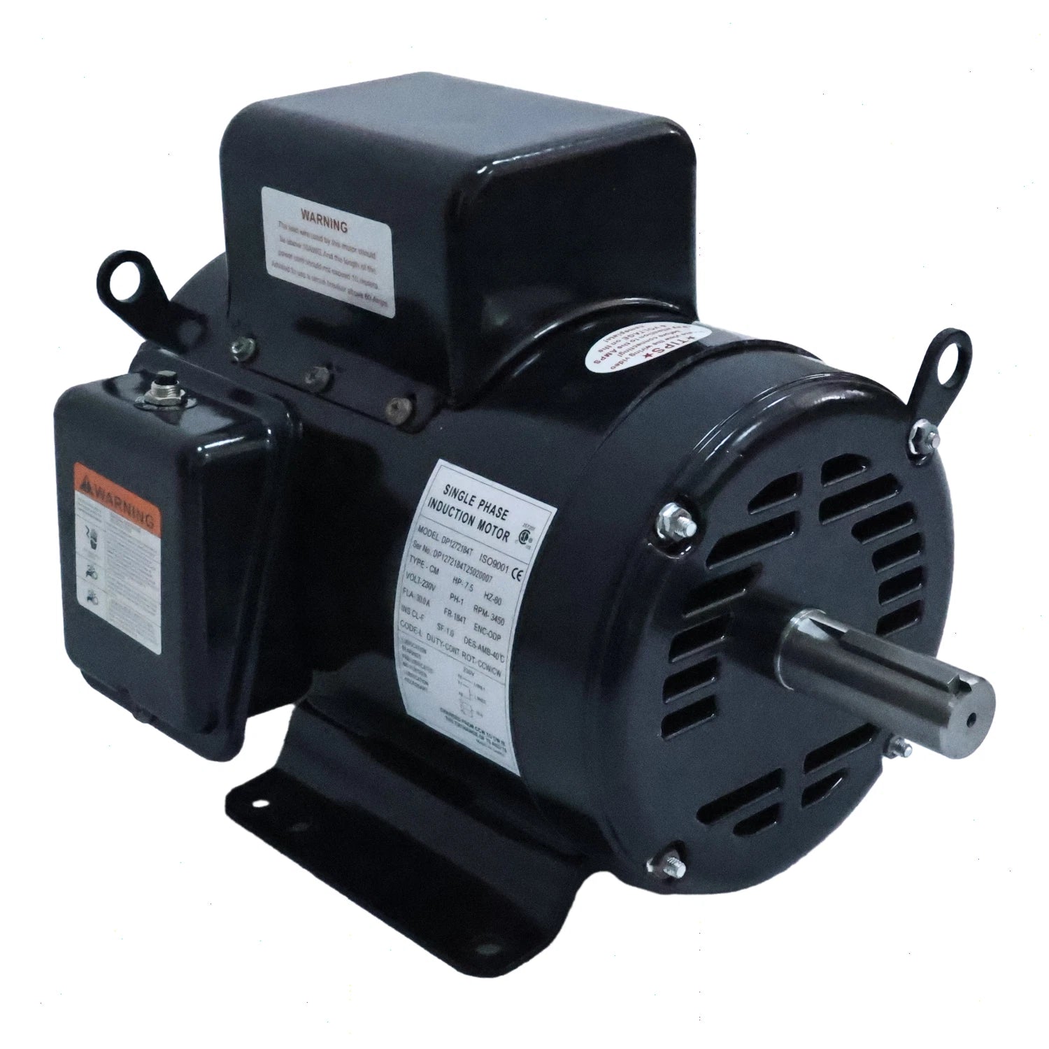 7.5hp Electric Motor 132044 Dp1272184t For Ingersoll Rand 1 Ph 230V