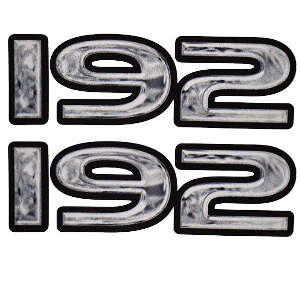 Rinker Boat Brand Decal | 192 White / Black by Rinker
