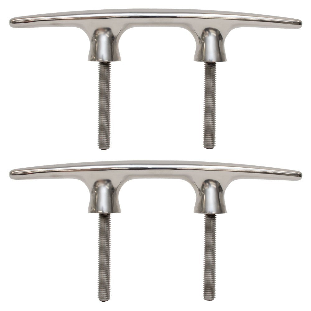 Contemporary Boat Cleat 10 Inch Stainless Steel by Attwood