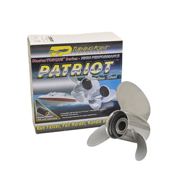 Turning Point Patriot Boat Propeller PA2-1321 | RH 13 1/4 x 21 POpens 