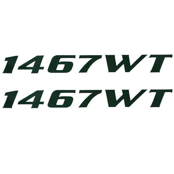 Lowe Boat Decals 1467WT Deep V Green Stickers Pair by Lowe