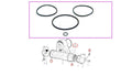Volvo Penta Aq120-aq171 Oil Cooler Re-seal Kit 2-925092 - 1-925255 -