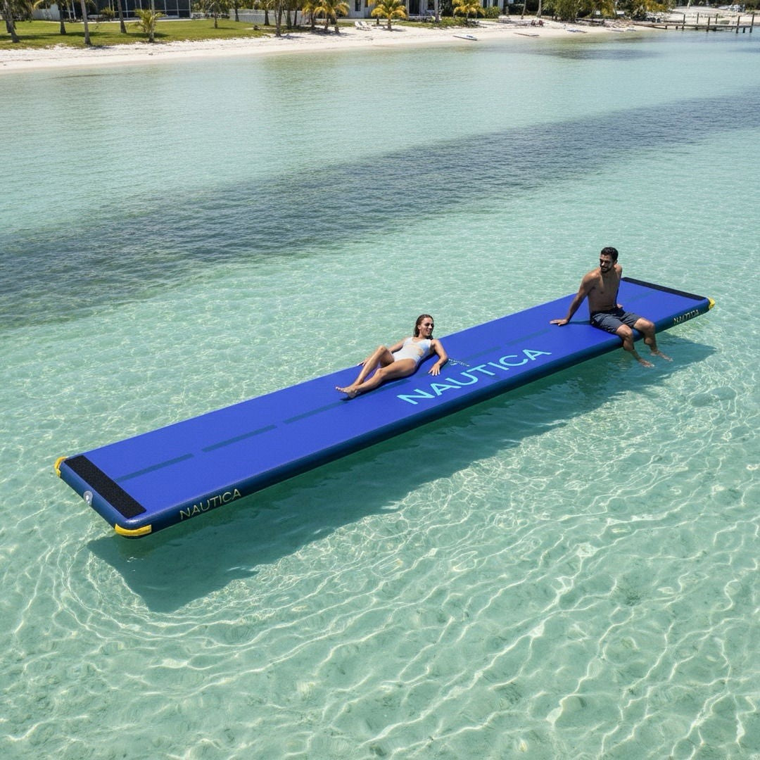 Nautica Vault Inflatable Floating Mat 20’×40” by Nautica