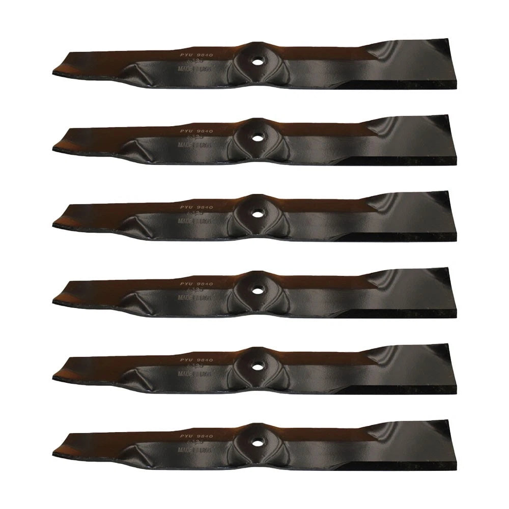 6 Pack Mower Blades For 52" Fits Grasshopper 320238 Contour Blade