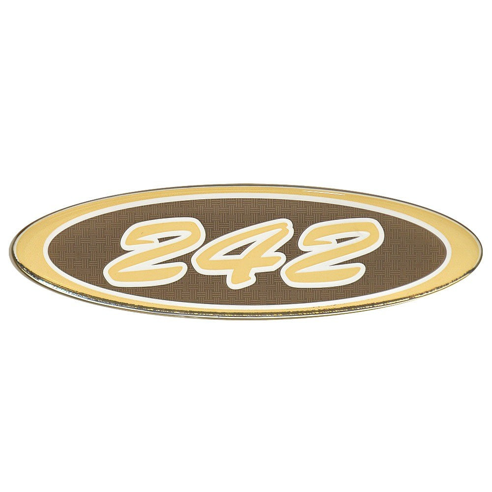 Crownline Boat Raised Decal 6139 Gold Silver Tan by Crownline