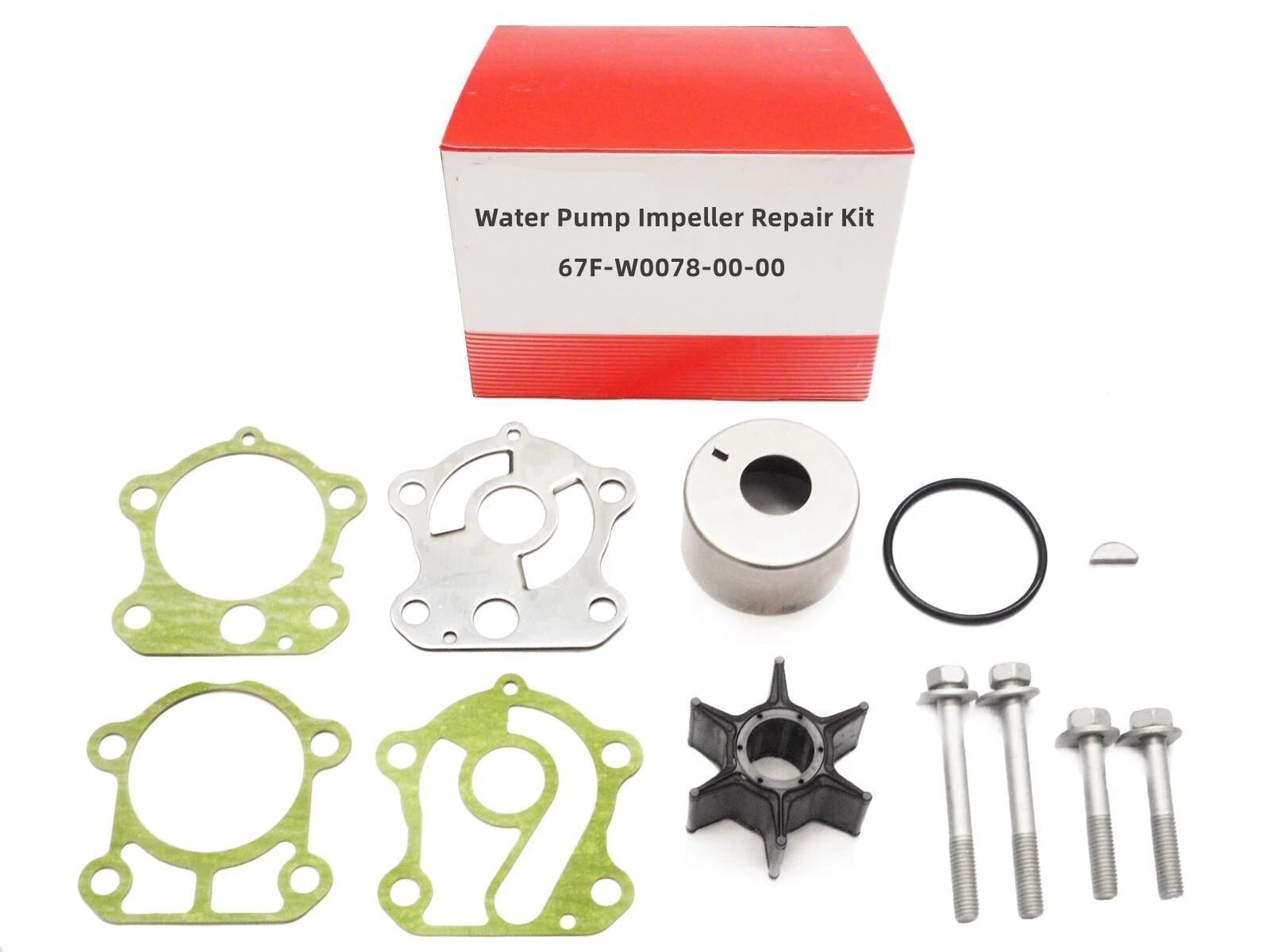 Yamaha Water Pump Impeller Repair Kit For 75-100hp Outboards