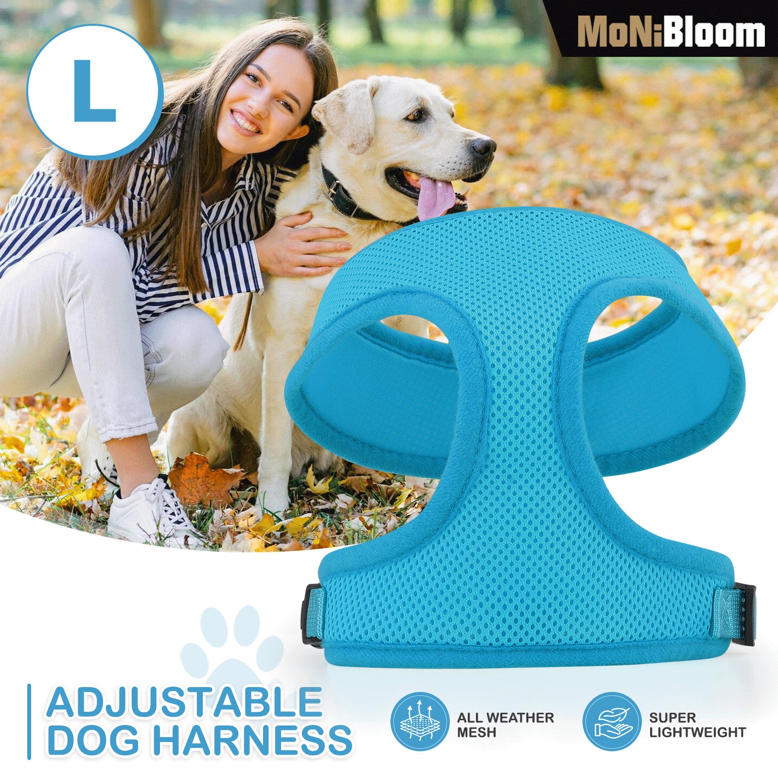 Soft Dog Harness - Breathable Mesh