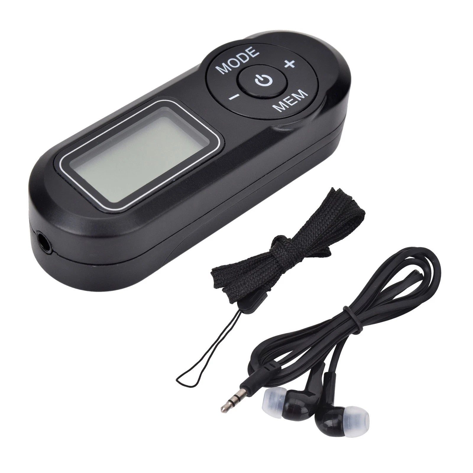 Radio Digital Pocket Handy Fm Receiver Powered By 2 X 1.5V Aaa