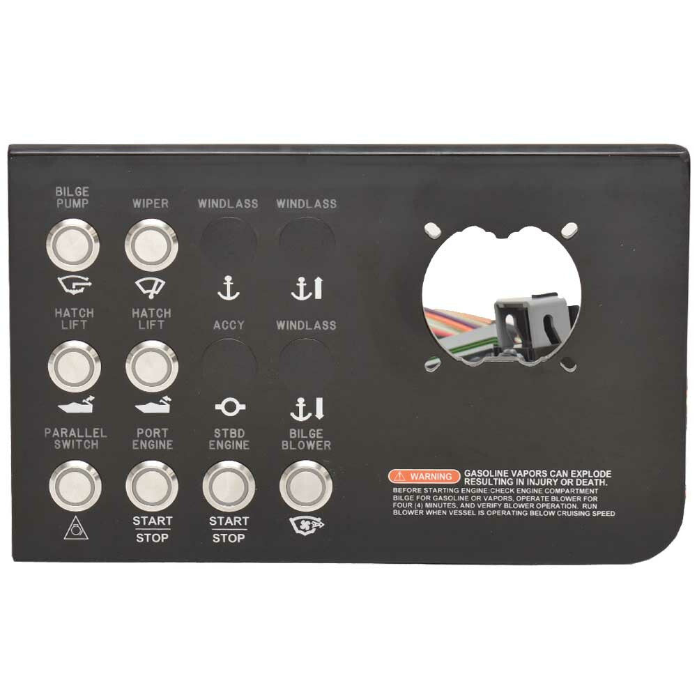 Sea Ray Boat Dash Switch Panel 2297136 Sundancer 320 Dual Engine Acryl by Sea Ray