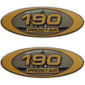 Mastercraft Boat Raised Decals 758220 ProStar 190 Gold by Mastercraft