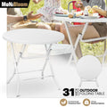 31" Folding Plastic Round Table for Events