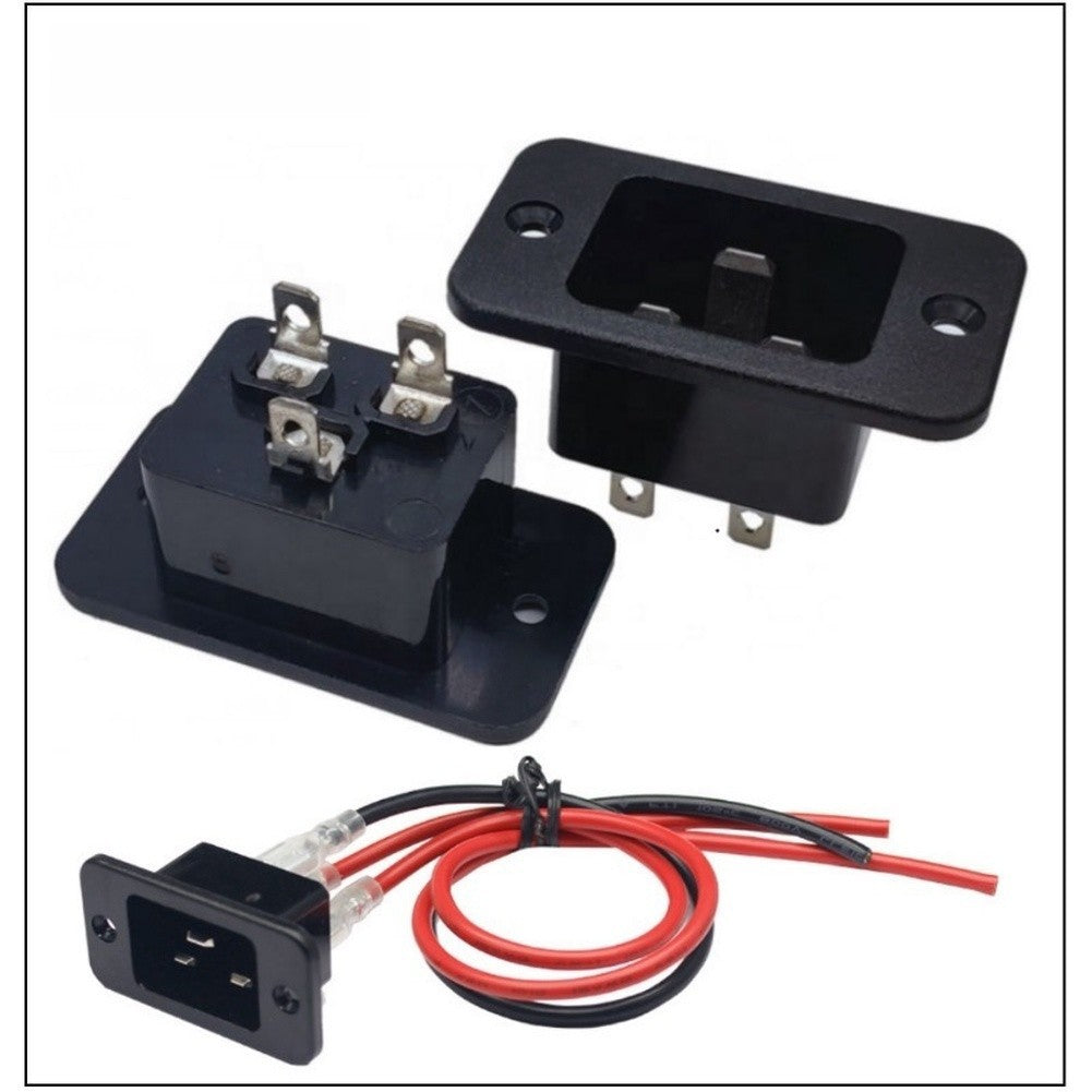 C20 Socket PA66 Housing with Copper Alloy Terminals