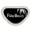 Palm Beach Raised Logo Decal Black Silver by Palm Beach