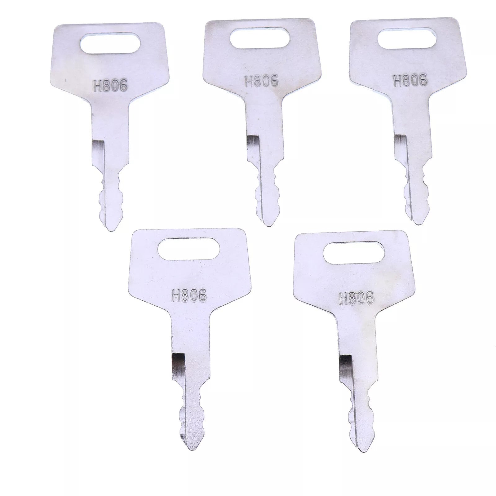 5 Keys 17001-00019 1700100019 H806 For Takeuchi Skid Steer Excavator