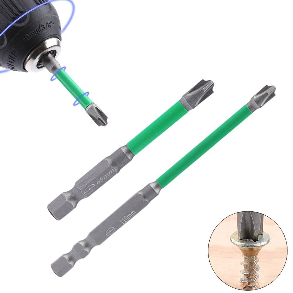 Green Magnetic Screwdriver Bit Set