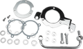Harddrive Complete Mnt Kit Breather Tube Chrome M8 Fits Harley