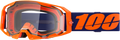 100 Percent Armatic Goggle Neon Orange Clear Lens Offroad Mx Goggles