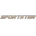 Malibu Boat Raised Decal 222818 Sportster Gold Charcoal by Malibu