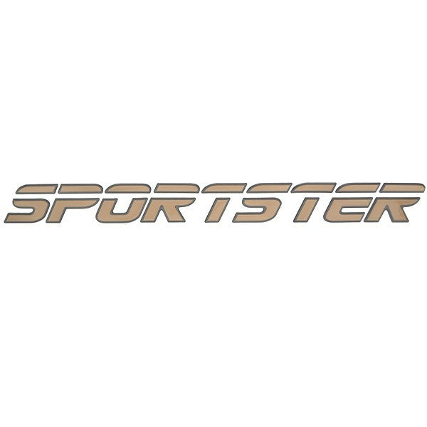 Malibu Boat Raised Decal 222818 Sportster Gold Charcoal by Malibu