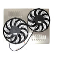 Z40103 Dual 10 & 11" Electric Fan & Shroud - 21 5/8 X 16 9/16 X 1 3/4