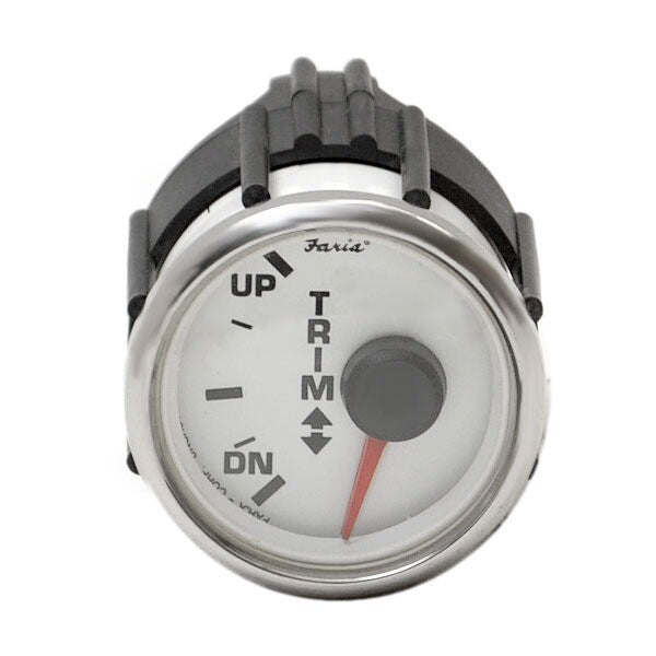 Faria Boat Water Temperature Gauge 2 Inch Silver Black by Faria
