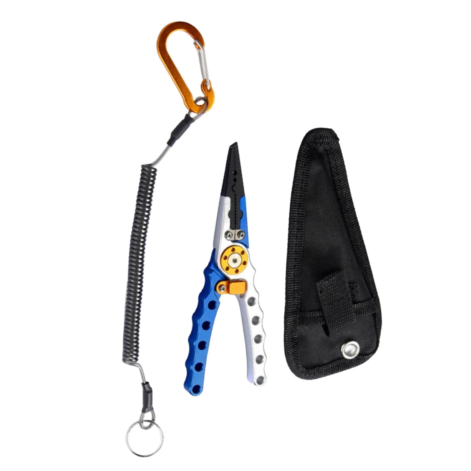 Brand New Aluminum Fishing Pliers With Line Cutter Hook Remover