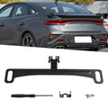 Sleek Black License Plate Frame Holder For American Style Rear View
