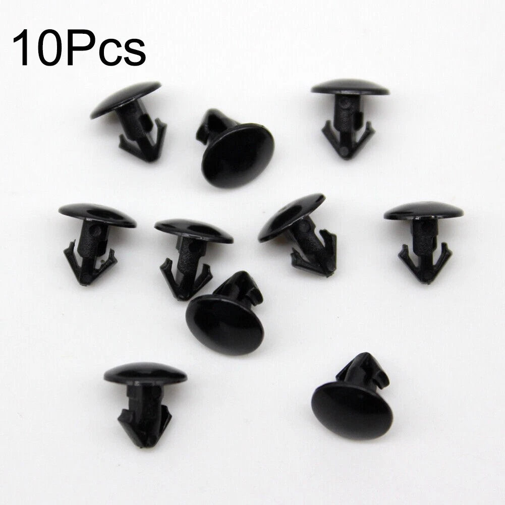 10pcs Black Rear Door Weather Strip Retainers Clip For Nissan