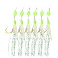 6pcs Fluorescent Sabiki Rig Lures