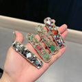 Rhinestone Hair Clip Handmade Craftsmanship